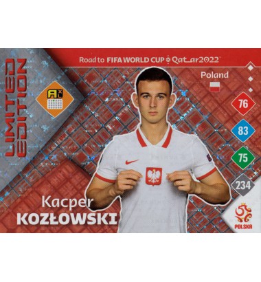 ROAD TO WORLD CUP QATAR 2022 Limited Edition Kacper Kozłowski (Poland)